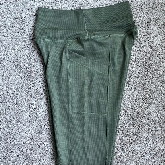 Olive Green Prana Leggings - Picture 4 of 7